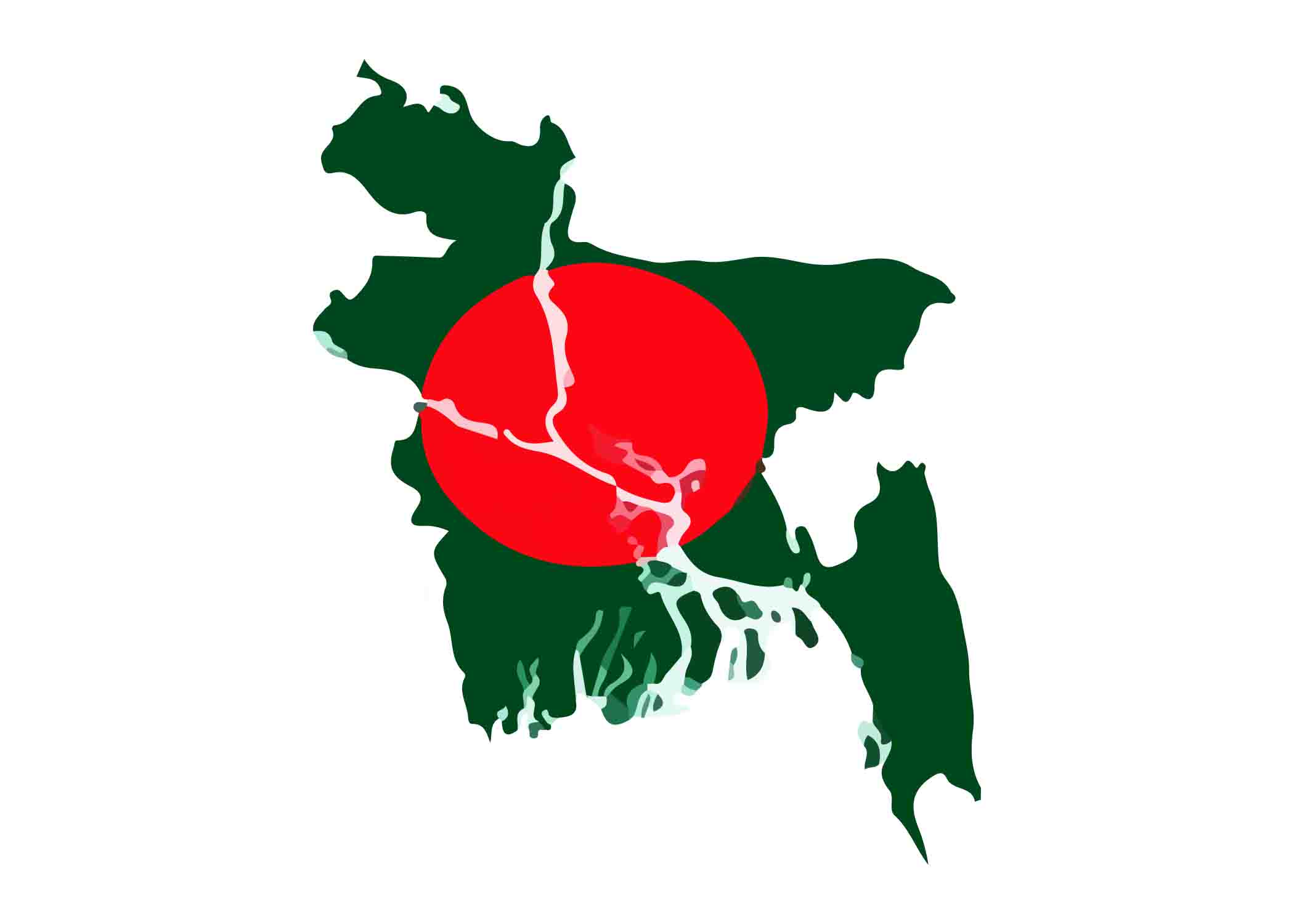 বাংলাদেশ মানচিত্র  PNG